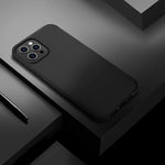 Dimik Case For Iphone 13 Pro Max Thin Slim Fit Matte Finish Soft Tpu Minimalist Silicone Phone Case Cover Compatible With Iphone 13 Pro Max 6 7 Inch Black