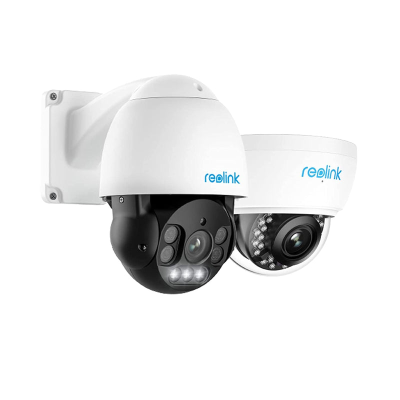 4K PoE Outdoor Security Cameras 5X Optical Zoom RLC-823A with RLC-842A (IK10 Vandal proof)