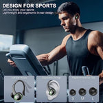 Headphones Bluetooth 5.3 Wireless Earbuds ENC Noise Cancelling Mic