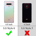 New For Lg Stylo 6 Case With Ring Stand Holder For Lg K71 Case Square Edg