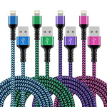 Lightning Cables Braided Long Charging Cords For Iphone
