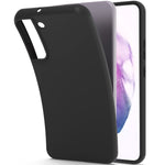 Coveron Slim Tpu Designed For Samsung Galaxy S22 Phone Case Flexible Soft Cover Black
