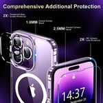 Full Body Shockproof Protective Case with Built in 9H Tempered Glass Screen Protector for iPhone 14 Pro Max 654