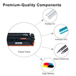 201X Cf400X Black Toner Cartridge High Yield Compatible Replacement For Hp 201A Cf400A Color Pro M252Dw M252N M277Dw M277N M274N Printer Toner Black 2 Pack