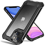 Anti Scratch Hard Carbon Fiber Back Protective Phone Case For Iphone 14