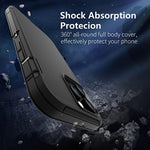 Heavy Duty Shockproof Full Body Protection 3 in 1 Silicone Rubber & Hard PC Rugged Durable Phone Cover for iPhone 14 Pro Max 757