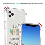 Case For Iphone 11 Pro Max Soft Tpu Cover Clear Heavy Duty Protection Compatible For Iphone 11 Pro Max Christian Sayings Bible Verse I Will Walk By Faith Even When I Can Not See 2 Corinthians 5 7