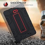 3 In 1 Heavy Duty Rugged Shockproof Protective Anti Scratch Case Compatible With Samsung Galaxy Tab A 10 1 2016 Case Sm T580 T585 T587