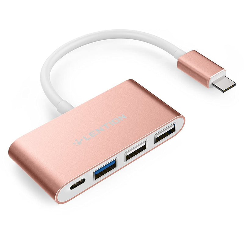 New Lention 4 In 1 Usb C Hub With Type C Usb 3 0 Usb 2 0 Compatible 2021