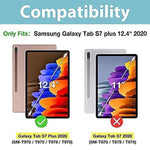 New Procase Galaxy Tab S7 Plus 12 4 Slim Stand Case 2020 Bundle With Galaxy Tab S7 Plus Keyboard Case 12 4 2020 Model Sm T970 T975 T976 T978