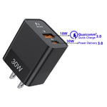 Usb C Charger Nitasa 30W Dual Port Pd Fast Charger Adapter Block For Iphone 13 12 11 Pro Max 13 Mini Ipad Se Super Fast Charger Block25W Ppstype C For Samsung Galaxy S21 S22 Note20 Pixel 6 Pro Black