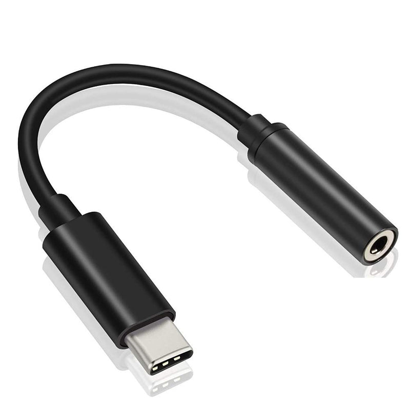 Usb C To 3 5Mm Headphone Adapter Type C Dongle Audio Jack Converter With Dac Chip Compatible For Galaxy S21 Note20 Ultra S20 Note10 S10 Pixel 5 4 3 2 Xl Ipad Oneplus Ipad Pro Black