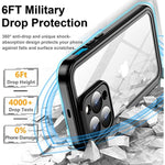 Full Body Shockproof Protective Case with Built in 9H Tempered Glass Screen Protector for iPhone 14 Pro Max 663