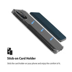 New Stick On Sliding Card Holder Universal Cell Phone Wallet Case With Hi