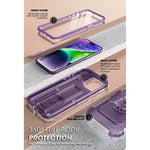 Unicorn Beetle Pro Case with Built in Screen Protector & Kickstand & Belt Clip fo iPhone 14 Pro Max 1585