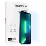 2 Pack Bestfilm Anti Blue Light Tempered Glass For Iphone 13 13 Pro 6 1 Inch Blue Light Blocking Screen Protector Eye Protection Glass Cover Full Coverage Anti Glare Bubble Free