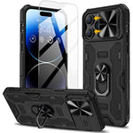 Iphone 14 Pro Max Case With Screen Protector Stand Slide Camera Cover