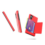 New Galaxy S21 Fe Case With Card Holder Shockproof Armor Silicone Hybrid R