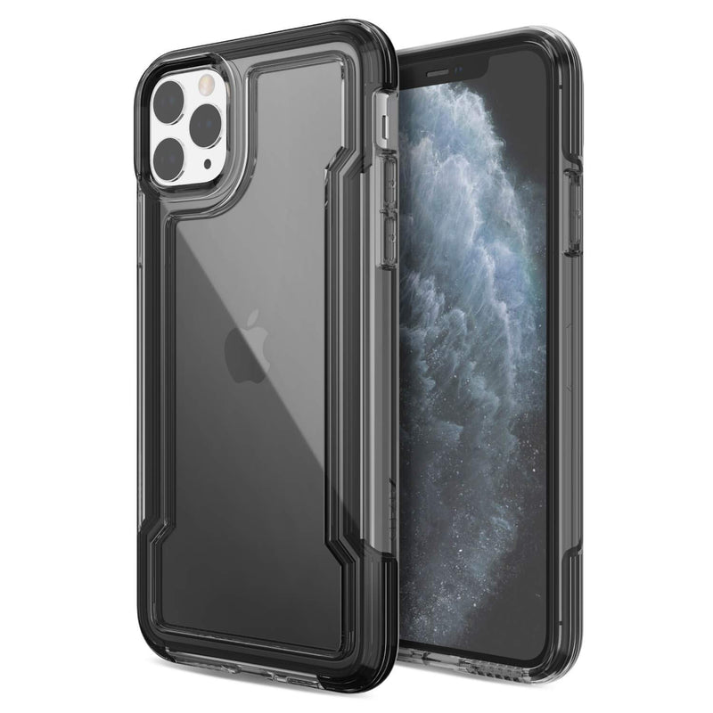 Raptic Clear Compatible With Apple Iphone 11 Pro Max Formerly Clear Military Grade Drop Protection Shock Protection Clear Protective Case For Apple Iphone 11 Pro Max Black