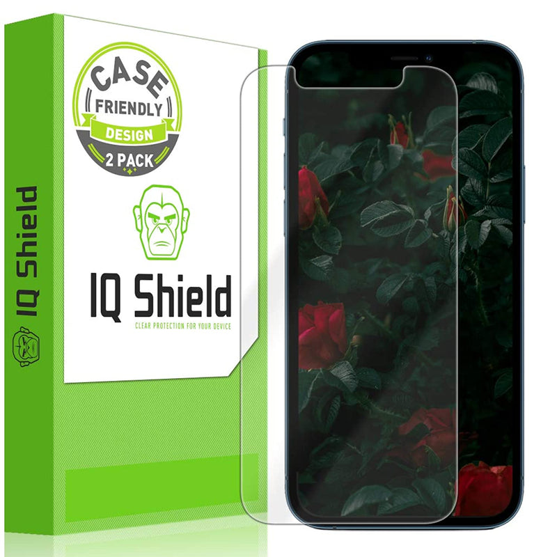 Iq Shield Screen Protector Compatible With Apple Iphone Pro 12 6 1 Inch2 Packcase Friendly Anti Bubble Clear Film