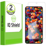 Iq Shield Screen Protector Compatible With Samsung Galaxy S22 2 Pack Anti Bubble Clear Film