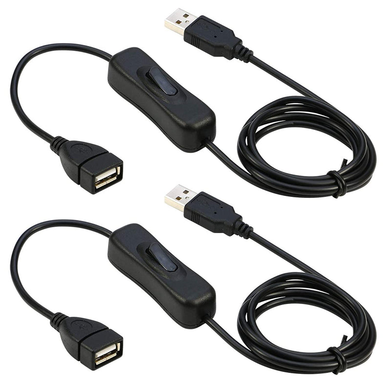 New Riitop Usb Extension Cable With On Off Switch Usb Male To Female Cable