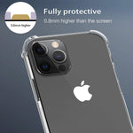 Migeec Compatible With Iphone 12 Pro Max Clear Case Shockproof Phone Cover Protective Phone Case 6 7 Inch