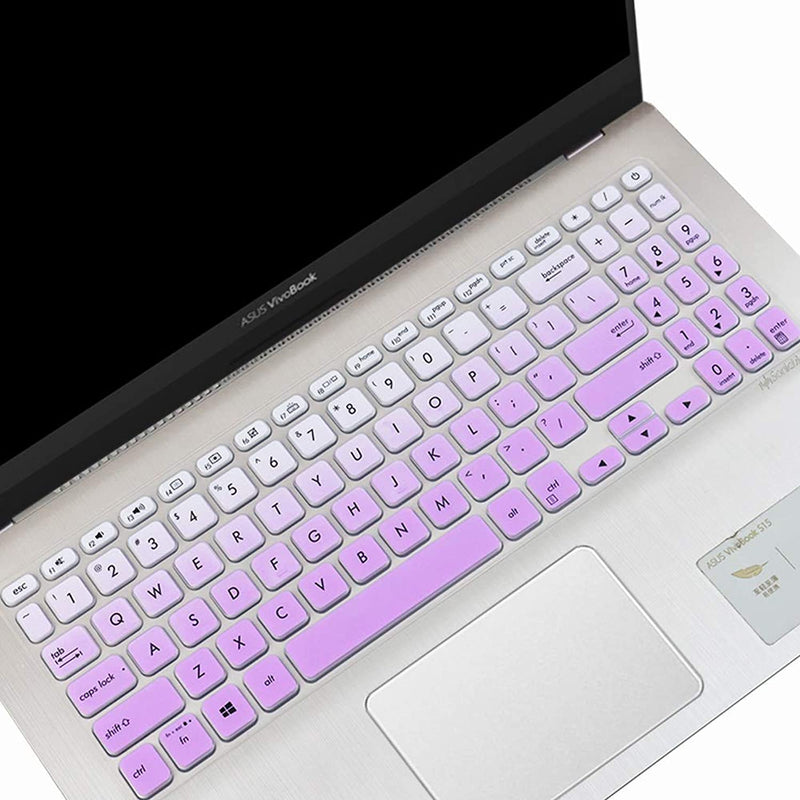 Keyboard Skin For Asus Vivobook S512 S530Ua S530Fa Keyboard Cover Asus Vivobook F512Da F512Fa F512Ja X512Fa X512Da Keyboard Cover Protector Asus Vivobook 15 6 Accessories Ombre Purple