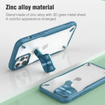 Nillkin Camshield Pro Cyclops Clear Case Compatible With Iphone 12 Pro Max Slim Protective Cover Case Spin Camera Protector Hard Pc Tpu Phone Case For Phone 12 Pro Max 6 7 Blue