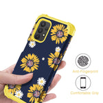 Fingic Samsung A12 Case Samsung A32 A13 Case Sunflower 3 In 1 Heavy Duty Hard Pc Soft Silicone Rugged Bumper Full Body Shockproof Protective Phone Case For Samsung Galaxy A12 5G A32 A13 5G Yellow