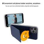 Kakao Friends Back Cover Case Compatible With Iphone 13 Pro Wallet Case With Card Holder Wallet Premium Pu Leather Kickstand Card Slot Magnetic Type Cover 6 1 Inches Ryan Navy