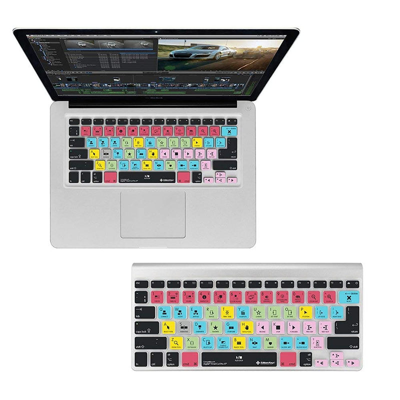 Final Cut Pro X Keyboard Cover Shortcut Skin 13 15 And Wireless Prev Gen