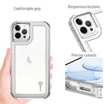 Coveron Full Body Armor Designed For Apple Iphone 13 Pro Max Phone Case Military Grade Drop Resistant Clear Triple Layer Cover Clear
