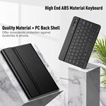 New Tablet Case With Luminous Keyboard Pu Case Suitable For Tab Galaxy A7 Lite 8 7 Inch Black