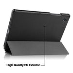 New Case For Samsung Galaxy Tab A8 10 5Inch 2022 Slim Trifold Stand Case With Auto Wake Sleep Durable Pc Hard Back Cover Black