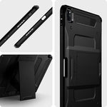 New Spigen Tough Armor Pro Designed For Ipad Pro 12 9 Inch Case 2021 5Th Generation With Pencil Holder Black