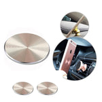 Herlankki Adhesive Metal Plate Mounting Kits Stickers Discs Magnetic Patch Compatible With Air Vent Magnetic Car Vehicle Mount Holder Especially For Iphone X Xs Max Samsung Galaxy