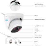 4K PoE Home Security Camera with 3X Optical Zoom Up to 256GB SD Card Supported RLC-822A