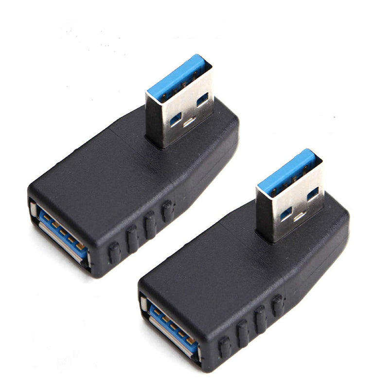 New Usb 3 0 Adapter 90 Degree Male To Female Coupler Connector Plug Right