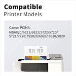Compatible Ink Cartridge Replacement For Canon 270Xl 271Xl Pgi 270Xl Cli 271Xl Work For Pixma Ts5020 Ts6020 Mg7720 Ts9020 Ts8020 Ts5020 Pgbk Bk