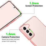 Mzelq Compatible With Samsung Galaxy S22 Plus Case Clear Glitter Anti Yellowing Hard Back With Shockproof Protective Bumper Phone Case For Galaxy S22 Plus 5G 6 7 Inch 2022