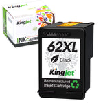 Ink Cartridge 62 Replacement For Hp 62Xl 62 Xl For Envy 7640 5660 5540 5640 5642 7645 5644 5549 Officejet 5740 5741 5780 Officejet 200 250 Printers 1 Black