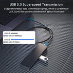 7 Port Usb Data Hub Splitter For Laptop Pc Macbook Mac Pro Mac Mini Imac Surface Pro And More Usb Devices