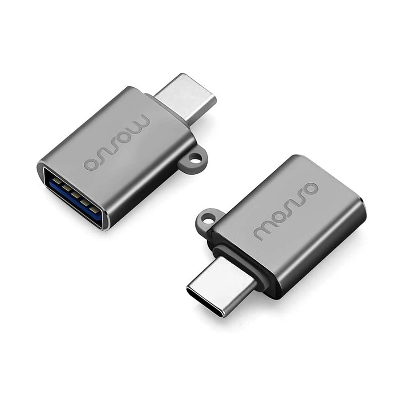 New Mosiso Usb C To Usb Adapter 2 Pack Usb Type C To Usb Connector Thund