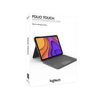 New Logitech Folio Touch Ipad Keyboard Case With Trackpad And Smart Connector For Ipad Air 4Th Generation Graphite