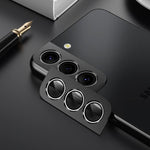 2 Pack Afarer Camera Lens Protector For Samsung Galaxy S22 S22 Plus Metal Tempered Glass Camera Cover 9H Hardness Ultra Hd Anti Scratch Case Friendly For Samsung S22Black