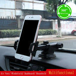 Cell Phone Mount Holder On Car Dashboard Windshield Or Air Vent Compatible With Iphone 11 Pro X Max Xr Xs X 8 Plus 8 7 Galaxy Note 10 Plus S9 S8 And Most Brand Smart Phone With 360 Degree Rotation
