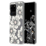 Kate Spade New York Protective Hardshell Case 1 Pc Comold For Samsung Large Hollyhock Floral Clear Cream With Stones