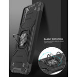 New Ring Kickstand Case For Galaxy S22 5G S22 Plus Durable Heavy Duty D