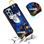 Cartoon Case For Iphone 13 Pro Case 6 1 Inch Cute Mickey Minnie Cartoon Character Design With Lanyard Wrist Strap Band Holder Shockproof Protection Bumper Kickstand Cover For Iphone 13 Pro 2021
